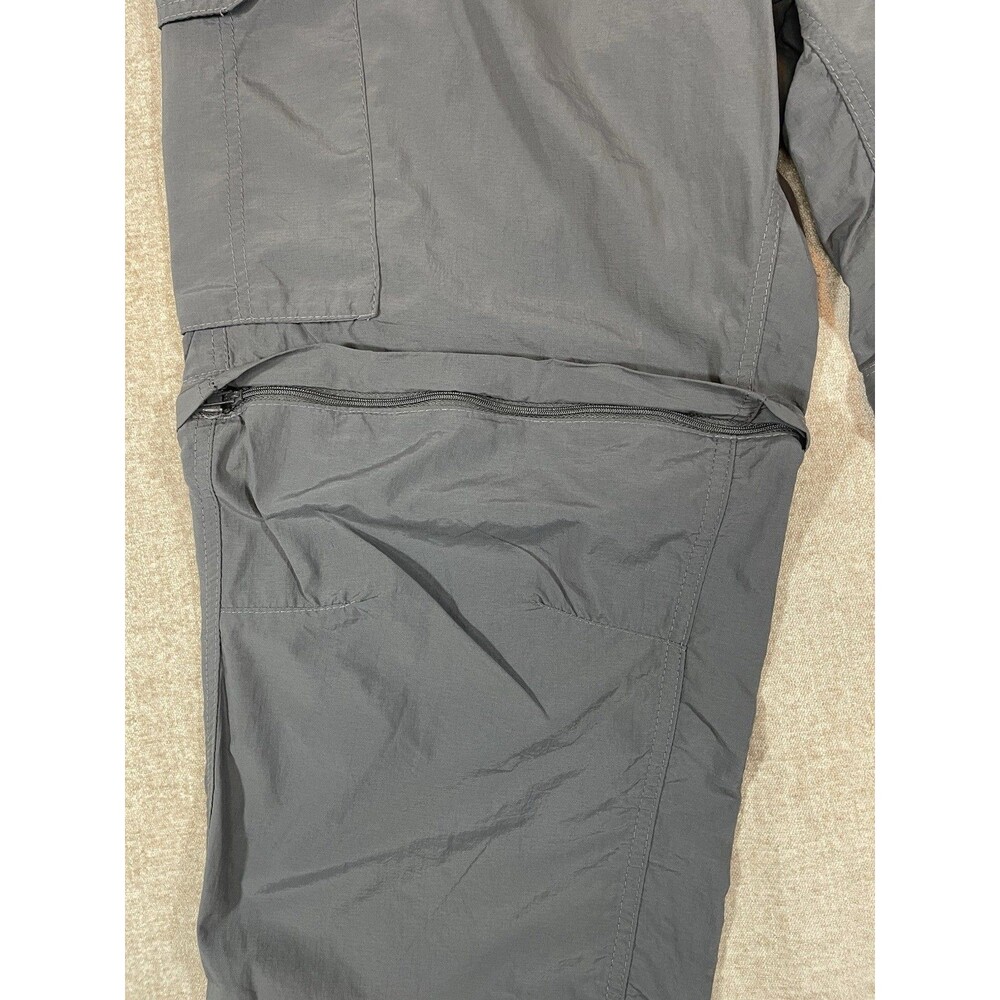 Columbia Omni-Shade Convertible Hiking Zip-Off Cargo Pants Men’s 42x32 Gray - Picture 5 of 12
